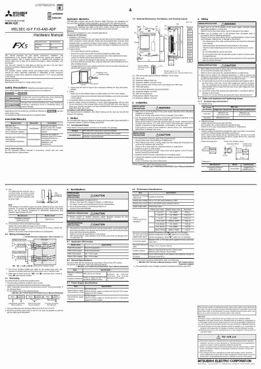 MITSUBISHI ELECTRIC MELSEC IQ-F FX5-4AD-ADP-page_pdf